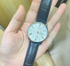 西鐵城（CITIZEN）手表 自動(dòng)機械日歷星期顯示休閑商務(wù)男表 NH8350-08A白盤(pán)黑字小牛皮帶表 曬單實(shí)拍圖