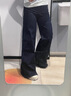 Levi's李維斯25年秋冬新款女士美式休閑318寬松塑形闊腿牛仔褲 深靛藍 27 (30) 曬單實拍圖
