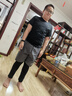 安德瑪（Under Armour）兒童長(cháng)褲秋季男大童速干吸濕柔軟舒適假兩件運動(dòng)打底褲253123126 曬單實(shí)拍圖