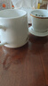 金鑲玉茶杯三件套羊脂玉瓷家用陶瓷泡茶茶水分離馬克杯禮盒裝云中游 曬單實(shí)拍圖