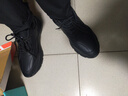 意尓康男鞋秋季新款百搭真皮軟底運動休閑皮鞋男士透氣跑步運動鞋 黑色普通款 44 曬單實拍圖