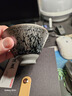 建緣天成 建陽(yáng)建盞茶杯油滴斗笠盞杯陶瓷單杯鐵胎茶具主人杯茶盞 8.5cm斗笠盞 曬單實(shí)拍圖