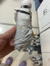 天瑋傘業(yè)遮陽傘防曬晴雨傘防紫外線太陽傘黑膠小巧便捷膠囊傘五折米色 曬單實拍圖