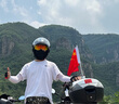 摩多狼（MOTOWOLF）摩托車(chē)頭套夏季冰絲男面罩女四季防曬擋風(fēng) 黑色  曬單實(shí)拍圖