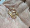 中銀鑫行黃金素圈耳環(huán)光面999足金圓形耳飾養(yǎng)耳純金黃金養(yǎng)耳洞 小號(hào)耳釘一對(duì)（克重多退少補(bǔ)） 約1g 曬單實(shí)拍圖