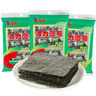 波力海苔片 休閑零食 即食紫菜 原味罐裝兒童拌飯150g 約150小包 曬單實(shí)拍圖