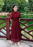 花花公子品牌喜婆婆結(jié)婚禮服粉色新中式奧黛旗袍中年媽媽連衣裙婚宴裝高端 粉色(X25072) M 曬單實(shí)拍圖