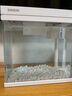 森森（SUNSUN）超白魚缸一體缸自循環(huán)客廳水族箱桌面家用懶人免換水小型金魚缸 超白HEJ250標(biāo)配 帶濾材+棉 曬單實拍圖