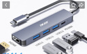 宏碁（acer） Type-C擴展塢USB-C轉(zhuǎn)HDMI轉(zhuǎn)接頭3.0分線器適用MacBook電腦轉(zhuǎn)換器4K投屏PD充電器拓展塢五合一 曬單實拍圖