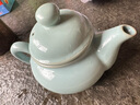 凝雅汝窯茶壺掇球壺 陶瓷手工單壺辦公家用中式開片可養(yǎng)汝瓷功夫茶具 開片掇球壺（無禮盒約230ml） 曬單實拍圖