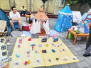 卡優(yōu)比兒童帳篷室內(nèi)印第安小動物家用寶寶公主小房子男女孩玩具游戲屋 棕小熊+星星燈+彩旗+收納包 曬單實拍圖