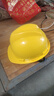 國標安全帽工地加厚建筑工程施工安全頭帽透氣領(lǐng)導頭盔男定做印字 黃色 國標普通透氣款 曬單實拍圖