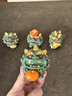 錦山堂招財(cái)貔貅國(guó)學(xué)桌面擺件辦公室工位桌玩生日禮物送男生勵(lì)志伴手禮品 前程似錦-銅錢款+底座（浮生禮盒） 無(wú)規(guī)格 曬單實(shí)拍圖