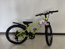 優(yōu)貝兒童自行車10-14歲學(xué)生青少年山地鋁合金變速車 皇冠 熒光綠24寸 曬單實(shí)拍圖