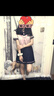 薇戀夢嵐原創(chuàng)jk制服水手服正版日系學(xué)院風(fēng)秋冬基礎(chǔ)款中間服女套裝 短袖+42cm短裙+領(lǐng)結(jié)【粉黛套裝】 S 曬單實(shí)拍圖