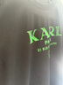 Karl Lagerfeld卡爾拉格斐2025夏季新款短袖T恤老佛爺男裝M22X1725 黑色 XL （52） 曬單實(shí)拍圖