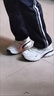 運(yùn)動鞋子男女老爹鞋2025爆款夏季網(wǎng)面透氣休閑厚底百搭情侶跑步鞋 白色-網(wǎng)面款 41 曬單實拍圖
