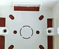 安達(dá)通 86型明裝開關(guān)底盒  PVC阻燃接線盒加厚開關(guān)線盒電工通用電線盒  阻燃加厚（5只） 曬單實(shí)拍圖