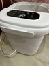美的（Midea）泡腳桶殺菌足浴盆全自動(dòng)按摩洗腳盆理療熏蒸暖泡噴淋生日禮物送男女友長輩ZL310深空灰 曬單實(shí)拍圖