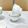 NINE CRANES景德鎮(zhèn)餐具碗組合家用米飯碗輕奢高溫陶瓷高級(jí)感4.5英寸飯碗10個(gè) 曬單實(shí)拍圖