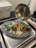 琺寶（staub）鉆石陶瓷碗家用飯碗湯碗平盤圓盤甜品水果多功能餐具馬克杯 鉆石造型魚盤33厘米 曬單實拍圖