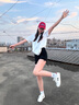 CAMILA KSENIA官網(wǎng)爆款小白鞋女2025新款夏季厚底鞋子時(shí)尚百搭休閑平底運(yùn)動(dòng)板鞋 黑色 37 曬單實(shí)拍圖