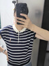 LISLAVE小熊刺繡減齡Polo領(lǐng)涼感短袖T恤女2025夏新款寬松顯瘦薄款上衣服 藏藍色白領(lǐng) JXYZRAG-865 L 100-125 曬單實(shí)拍圖