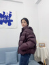 波司登25年冬季羽絨服泡芙女士寬松短款泡芙加厚脫卸帽立領(lǐng)外套 曬單實(shí)拍圖