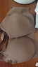 ubras無尺碼浪花領文胸收副乳內(nèi)衣女無痕小胸聚攏文胸無鋼圈胸罩 胡桃木(美拉德色)-背心 均碼 (100-130斤) 曬單實拍圖