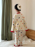 G.DUCKKIDS小黃鴨白雪公主女童睡衣套裝春秋2025新款兒童家居服可愛(ài)寶寶秋裝 杏色 90 尺碼1~2歲【 80-90cm】 曬單實(shí)拍圖