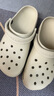 經(jīng)典明星款洞洞鞋男女同款夏季透氣沙灘鞋拖鞋涼鞋 CORCS CROCS 骨白色 42-43 =M9 曬單實拍圖