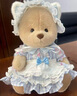 莉娜熊（TeddyTales）公仔娃娃玩偶娃衣替換裝服裝 蝴蝶蘭小貓 適用30cm（不含崽） 曬單實(shí)拍圖