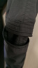 迪卡儂（DECATHLON）速干褲男女戶外長褲徒步褲子快干登山透氣彈力 TREK100 黑灰色-男款 44 曬單實拍圖