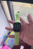 表帶哥適用蘋(píng)果手表表帶apple watch S10山水網(wǎng)洞款硅膠S9/11/se/iwatch Ultra1/2/3代45/46/49MM男夜光 曬單實(shí)拍圖