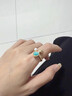 Amber Lollipop天河石戒指女士珍珠食指戒開(kāi)口尾戒生日七夕情人節(jié)禮物送女友老婆 藍(lán)色(葫系列) 曬單實(shí)拍圖