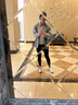 對(duì)白復(fù)古撞色拼接牛仔襯衫女2025年秋季新款寬松休閑百搭襯衣外套 牛仔灰藍(lán) S 曬單實(shí)拍圖