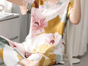 摩登孕媽哺乳文胸夏季薄款一片式懷孕期冰絲涼感舒適孕婦內(nèi)衣胸罩8888咖XL 曬單實(shí)拍圖