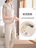 雪夕媽媽裝夏季休閑運動(dòng)服套裝洋氣大碼兩件套媽媽中老年女夏裝新款 曬單實(shí)拍圖