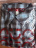 名創(chuàng)優(yōu)品（MINISO）男士襯衫秋季基礎(chǔ)款法蘭絨復(fù)古襯衣美式翻領(lǐng)格紋外套 藍(lán)咖格 3XL 曬單實(shí)拍圖