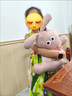 夏季涼感動(dòng)物抱枕夏季涼感冰絲透氣森林動(dòng)物狗狗抱枕女生睡覺(jué)臥室 【粉兔】涼感冰絲敲舒服【會(huì)降溫的抱枕】 含枕芯 60cm（可代寫(xiě)賀卡）一物多用1.0 曬單實(shí)拍圖