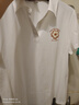 La Chapelle Sport拉夏貝爾速干防曬polo短袖女夏季小個(gè)子學(xué)院風(fēng)親膚抗菌潮流t恤女 白色(愛心花胸標(biāo)) L /165(推薦115-130斤) 曬單實(shí)拍圖