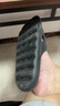 名創(chuàng)優(yōu)品（MINISO）拖鞋男夏季浴室洗澡防滑漏水速干不臭居家用透氣涼拖鞋女  黑色 曬單實拍圖
