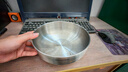 美廚（maxcook）304不銹鋼碗 大湯碗雙層隔熱 餐具面碗22CM MCWA106 曬單實拍圖