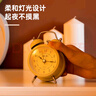 得力（deli）迷你復(fù)古機械鬧鐘低噪夜光臥室床頭鬧鐘 兒童學(xué)生啟蒙鬧鐘 黃色9024開學(xué)禮物開學(xué)季 曬單實拍圖