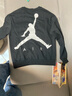 Jordan耐克AJ童裝衛衣兒童25春裝上衣男女童加絨圓領(lǐng)衛衣 曬單實(shí)拍圖