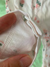 顆粒熊（KELIXIONG）嬰兒連體衣類純棉夏季薄款女寶寶衣服爬服無骨嬰幼兒長袖嬰兒衣服 暗香浮動粉(5A面料) 73cm 曬單實拍圖