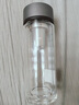 萬象（WANXIANG）單層玻璃杯U272R商務(wù)辦公質(zhì)感茶杯黑灰色420ml便攜車載居家泡茶杯 曬單實(shí)拍圖