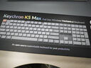 keychron渴創(chuàng) K5Max 機(jī)械鍵盤 無線三模鍵盤 QMK/VIA開源改建 客制化鍵盤 矮軸辦公鍵盤 兼容Mac/Win系統(tǒng) K5Max- 可插拔RGB版茶軸 曬單實(shí)拍圖