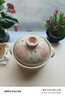 伊倫絲日本進(jìn)口萬(wàn)古燒砂鍋土鍋山茶花小森林飯煲雙蓋土鍋煮粥煲仔燉湯鍋 山茶花雙蓋土鍋4合 2.2L 曬單實(shí)拍圖