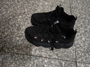 斐樂(lè )（FILA）官方女鞋豌豆加絨鞋老爹鞋2025冬季新款休閑厚底運動(dòng)鞋 黑-BK 37.5 曬單實(shí)拍圖